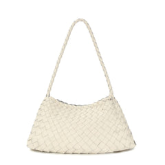 Hand-Woven Leather Shoulder Bag