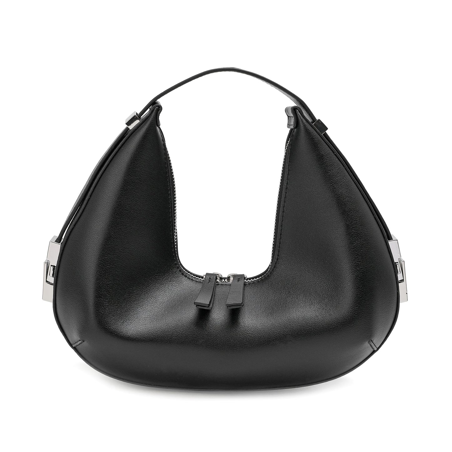 Smooth Leather Adjustable Shoulder Bag