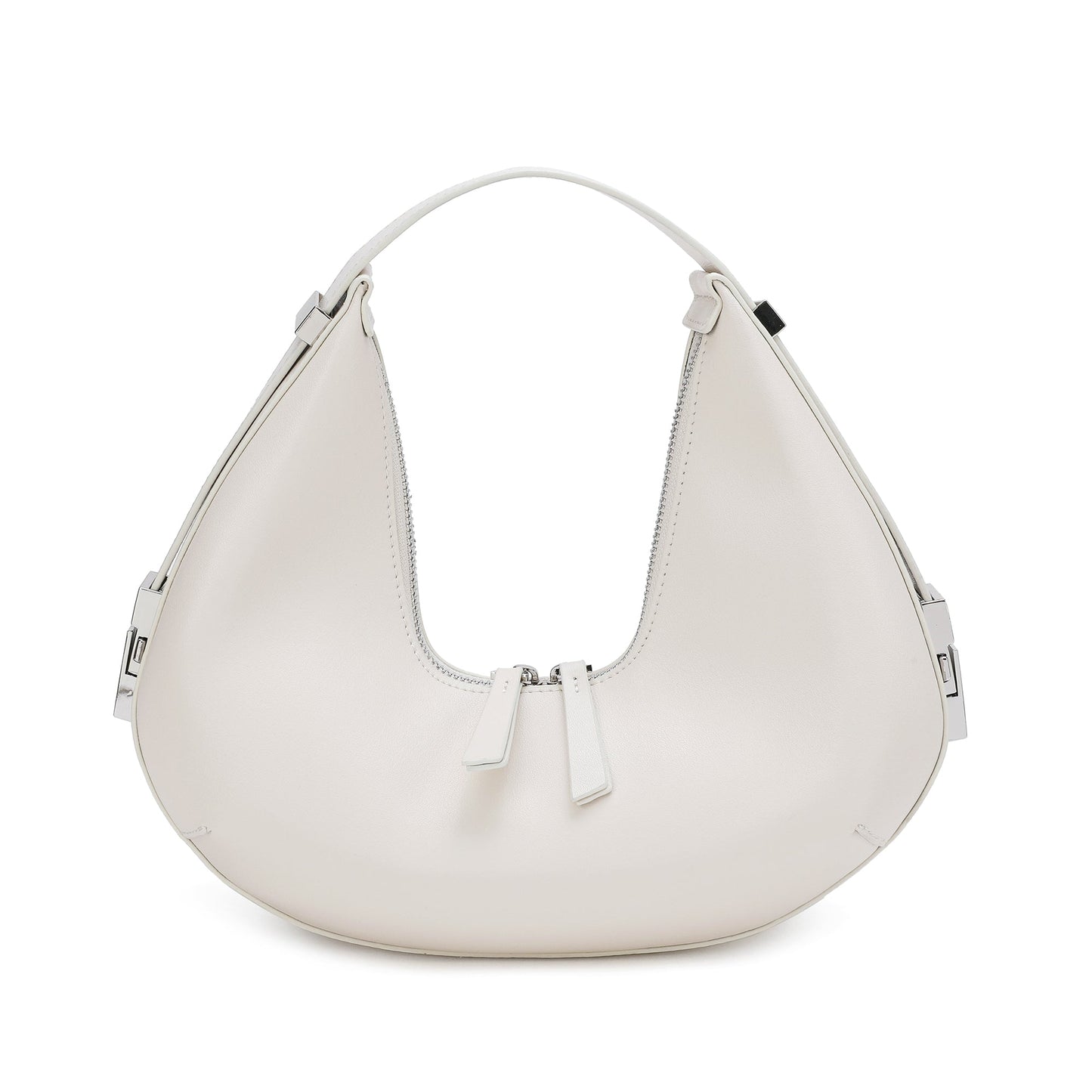 Smooth Leather Adjustable Shoulder Bag