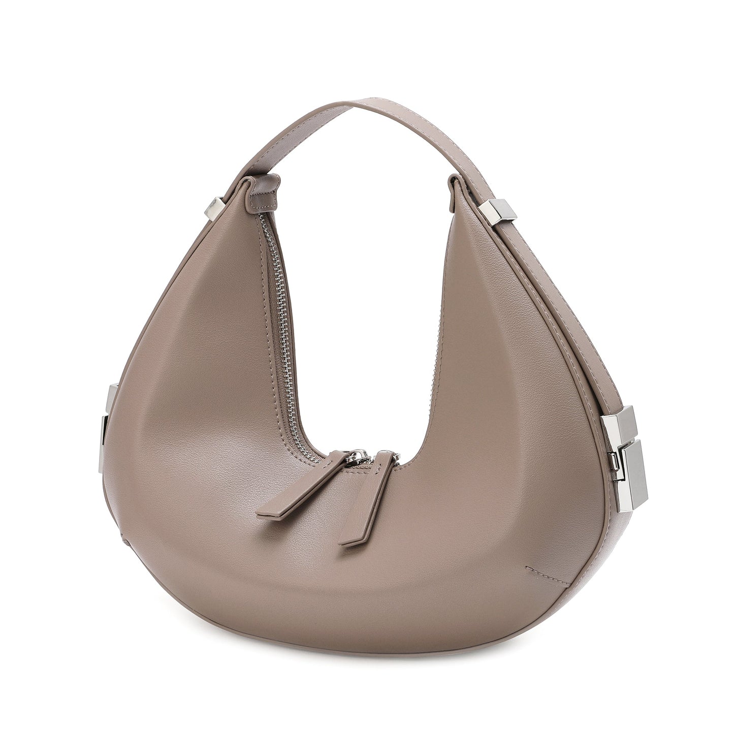 Smooth Leather Adjustable Shoulder Bag