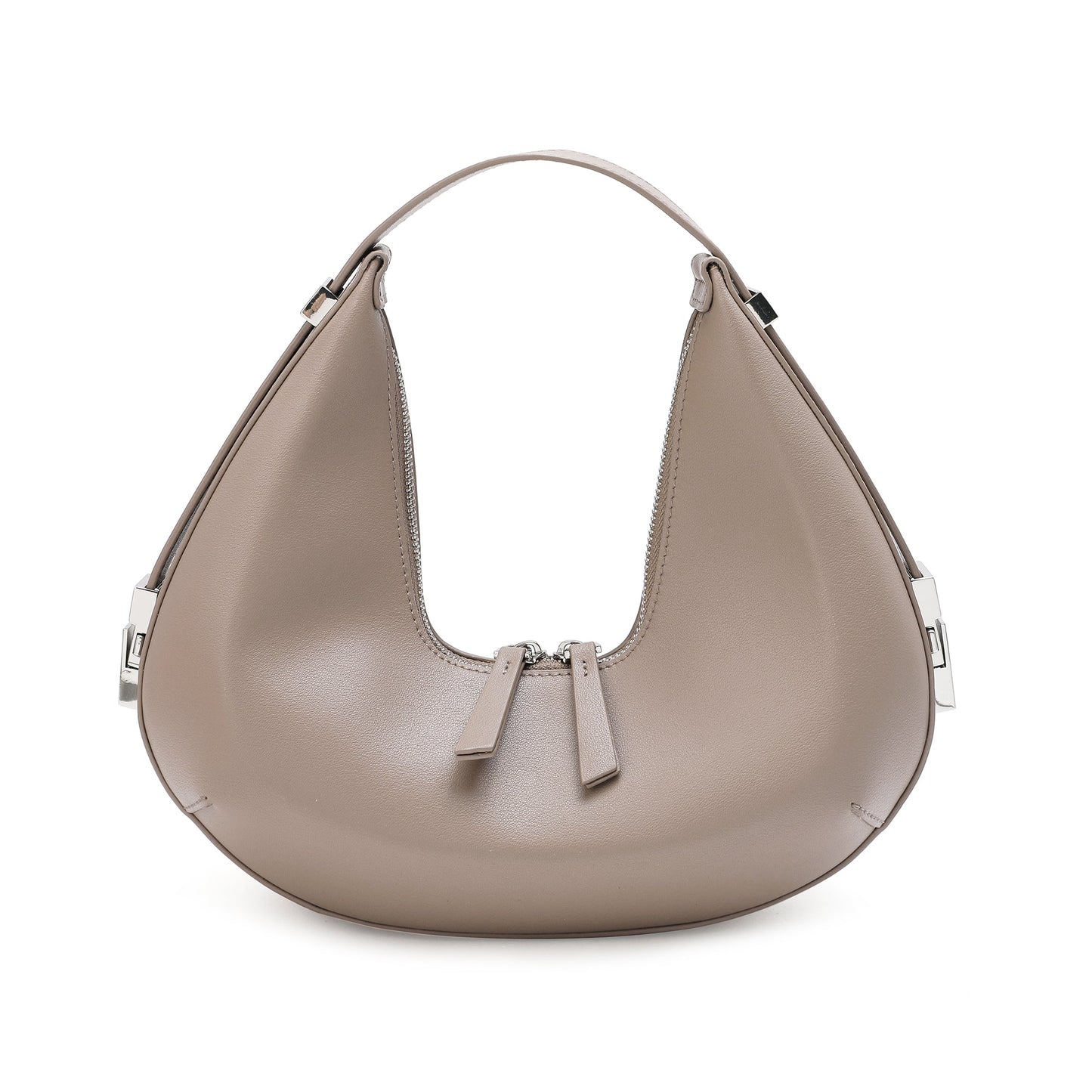 Smooth Leather Adjustable Shoulder Bag