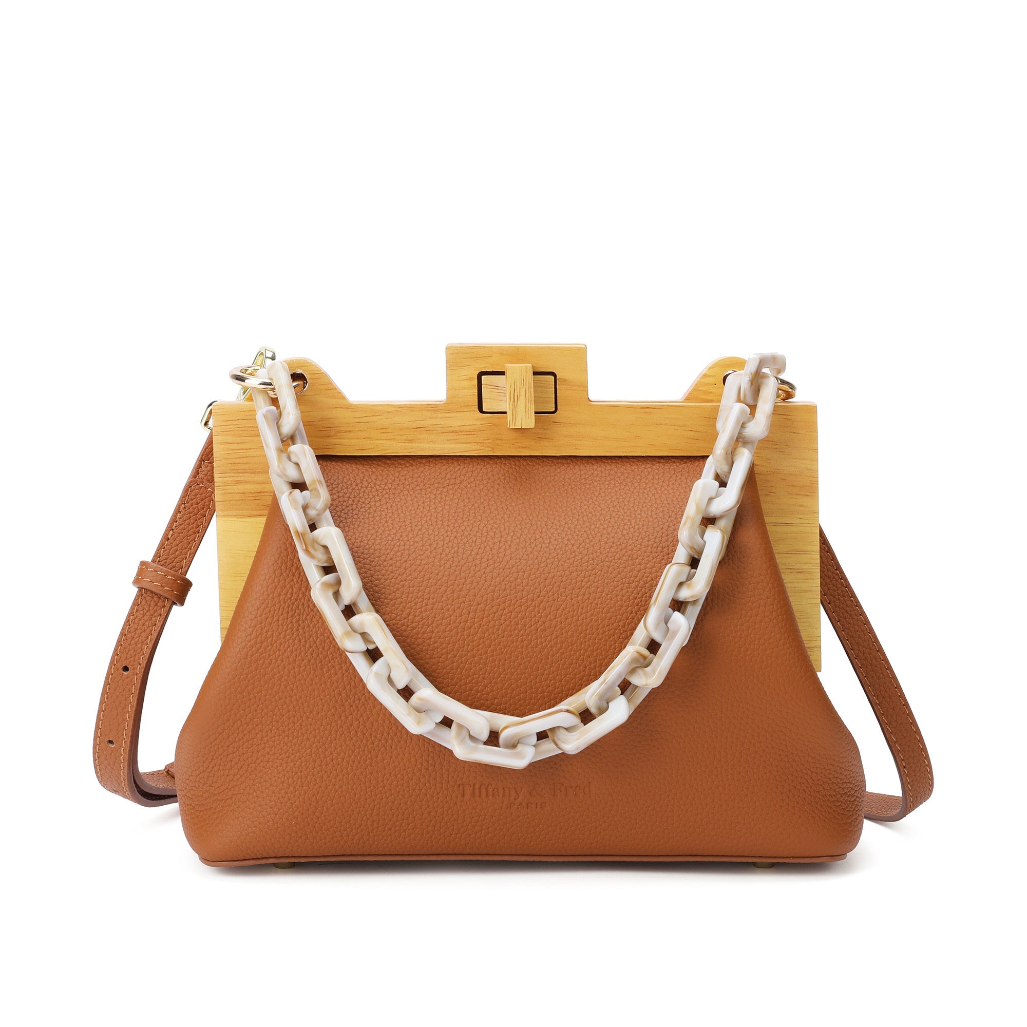 Tiffany & Fred Full-Grain Soft Leather Top-Handle