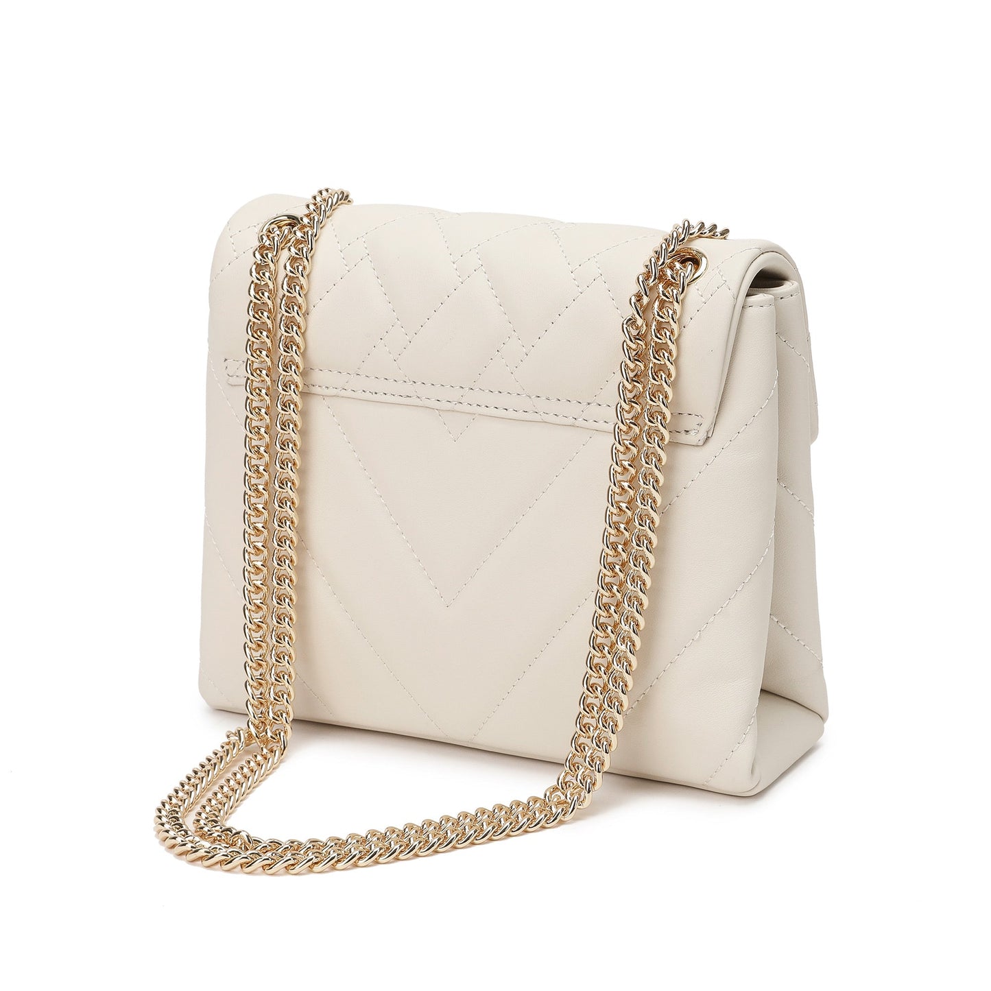 Quilted Sheepskin Tassel Crossbody