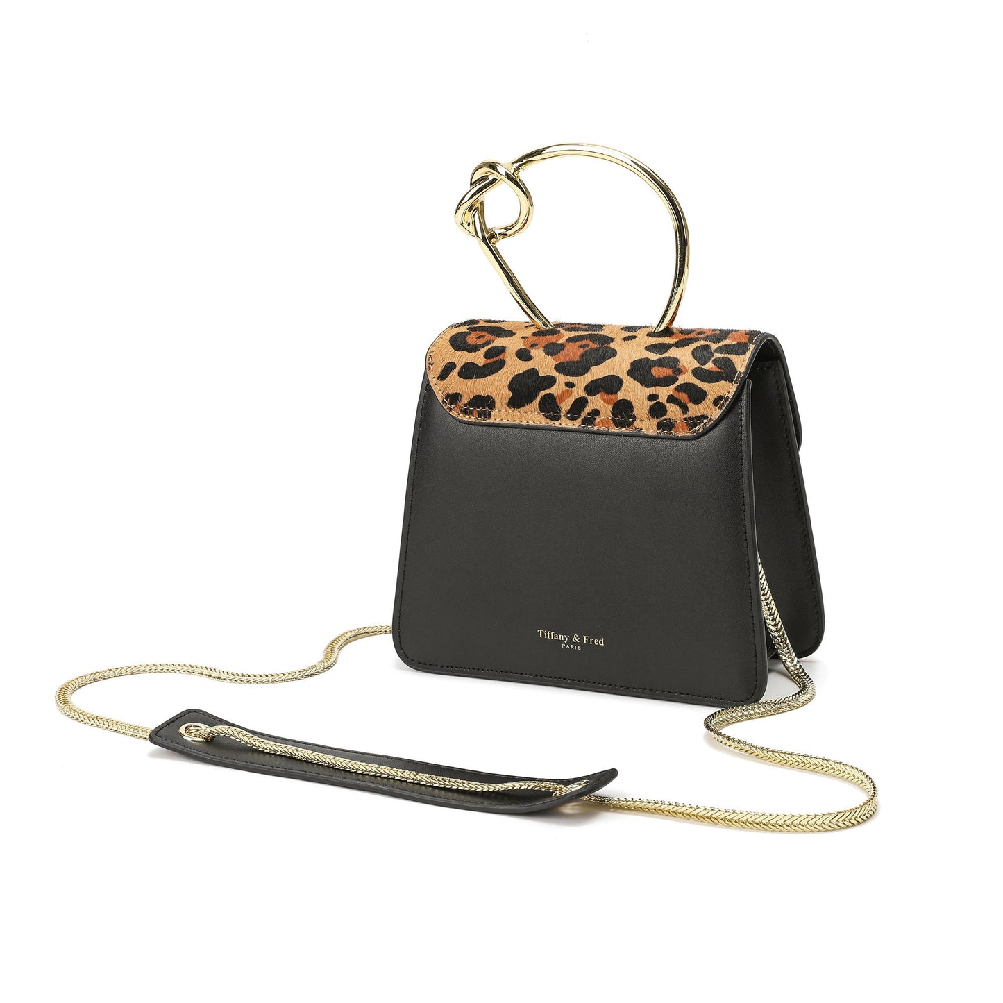 Sheepskin Leather Top-Handle Shoulder Bag