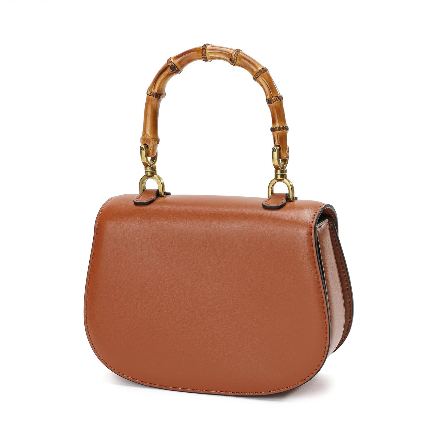 Smooth Leather Satchel/Shoulder Bag