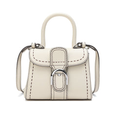 Full-Grain Leather Satchel/Shoulder Bag