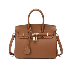 Top-Grain Leather Shoulder Bag