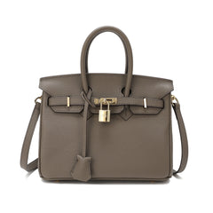 Top-Grain Leather Shoulder Bag