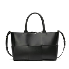 Woven Smooth Leather Tote Bag