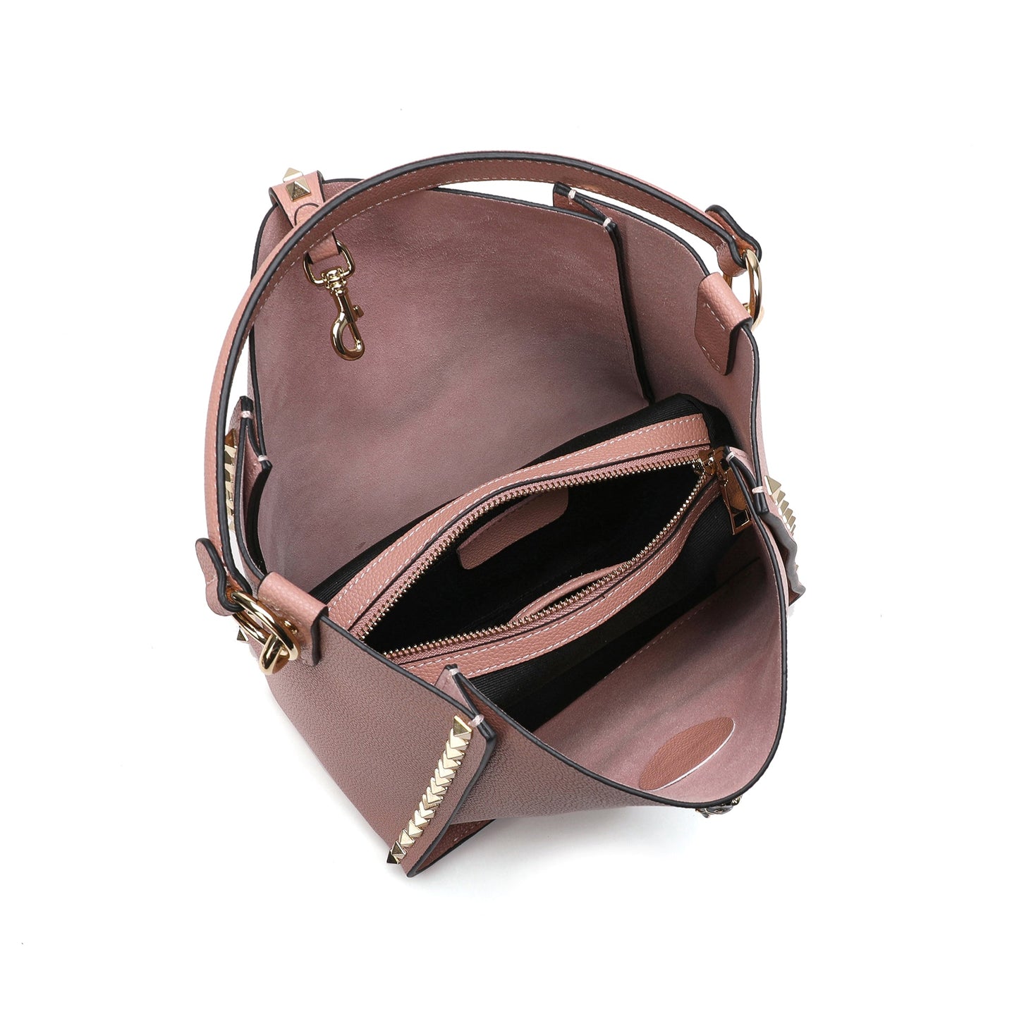 Full-Grain Leather Hobo/ Shoulder Bag