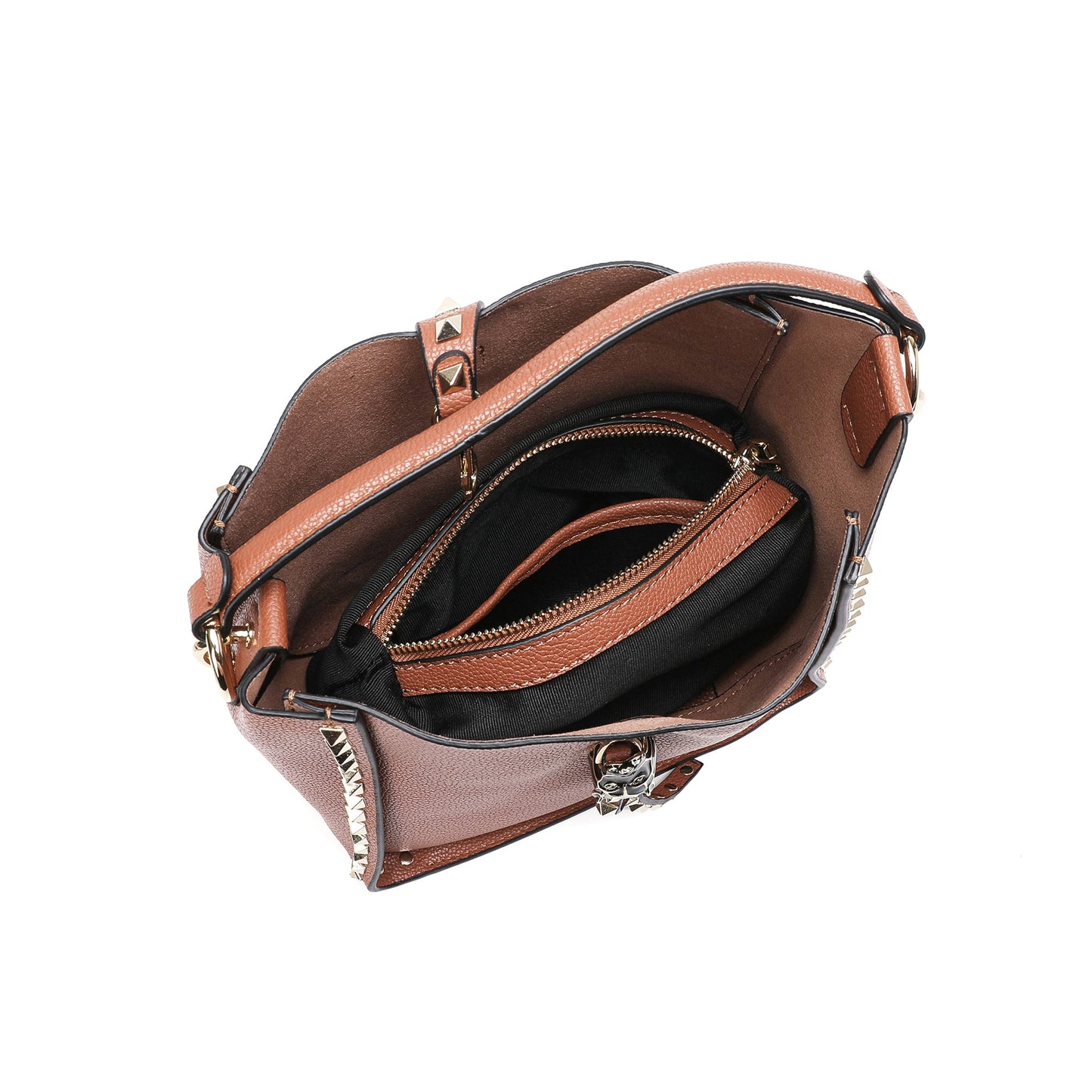 Full-Grain Leather Hobo/ Shoulder Bag