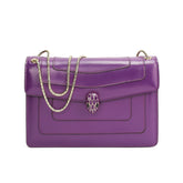 Smooth Leather Foldover Crossbody/Shoulder Bag