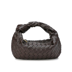 Woven Sheepskin Knot Bag Pouch