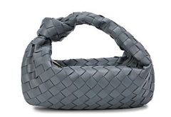 Woven Sheepskin Knot Bag Pouch