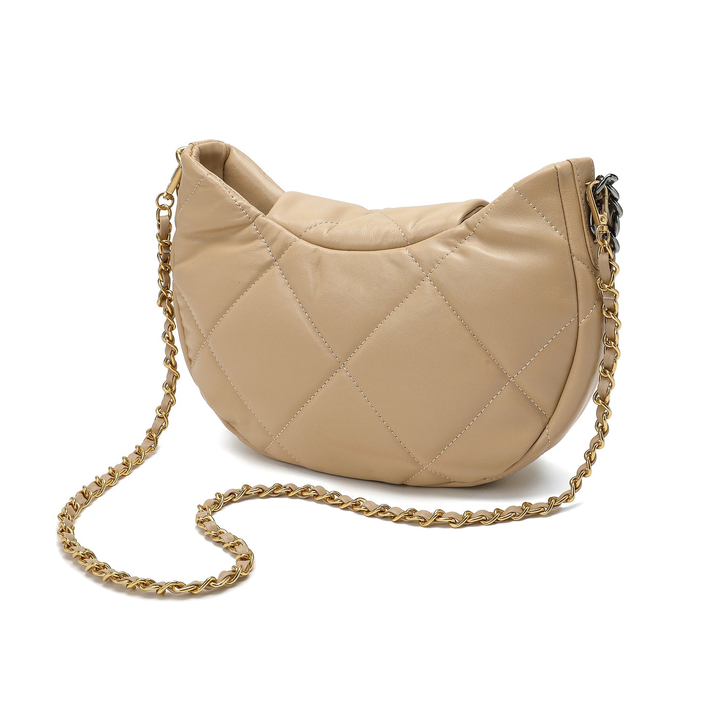 Quilted Sheepskin Leather Crossbody/Shoulder bag # 6300