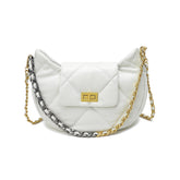 Quilted Sheepskin Leather Crossbody/Shoulder bag