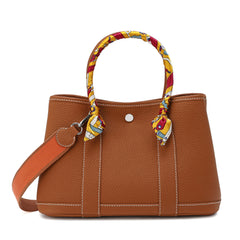 Top-Grain Leather Satchel/ Tote Bag