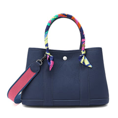 Top-Grain Leather Satchel/ Tote Bag