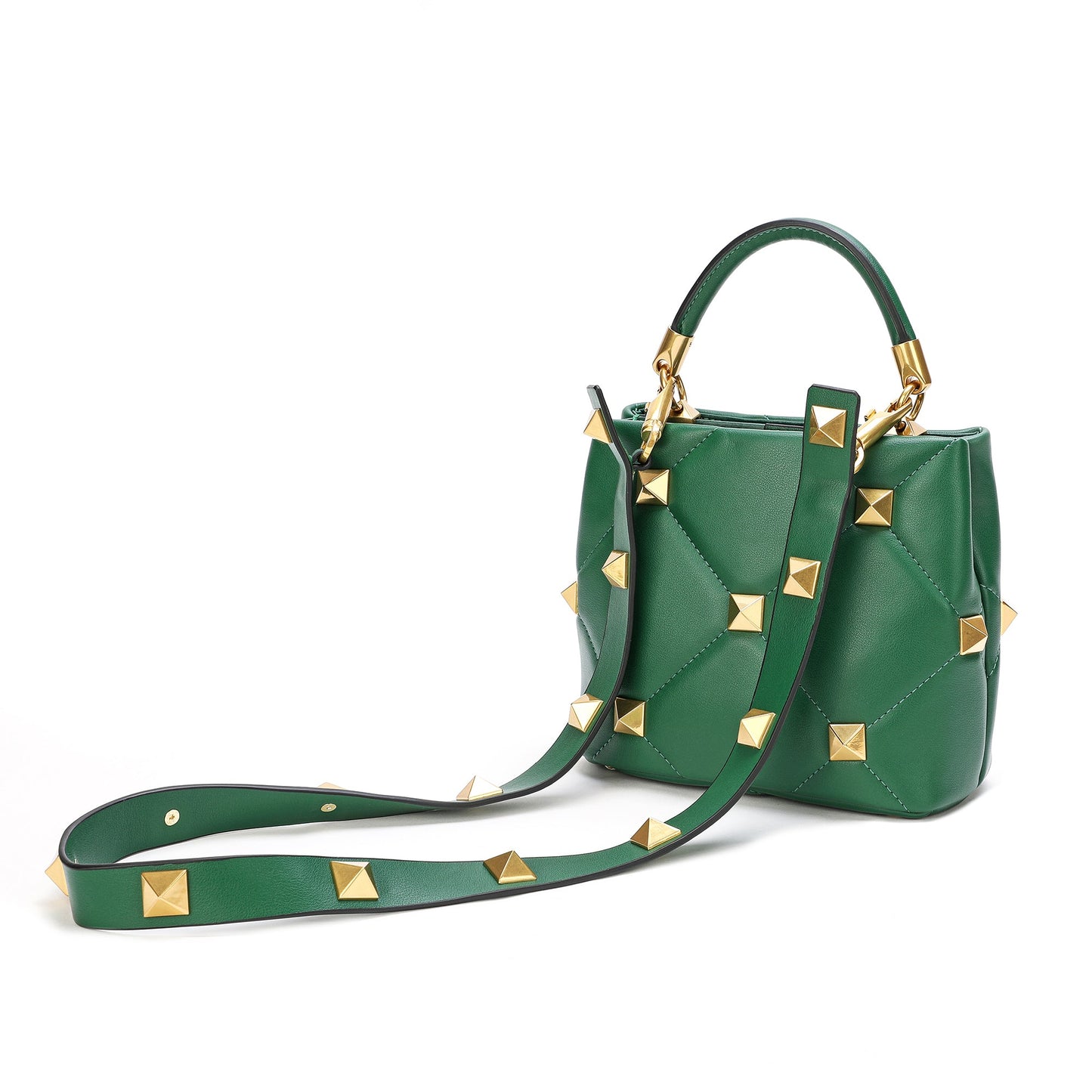 Quilted Sheepskin Leather Crossbody/Shoulder Bag