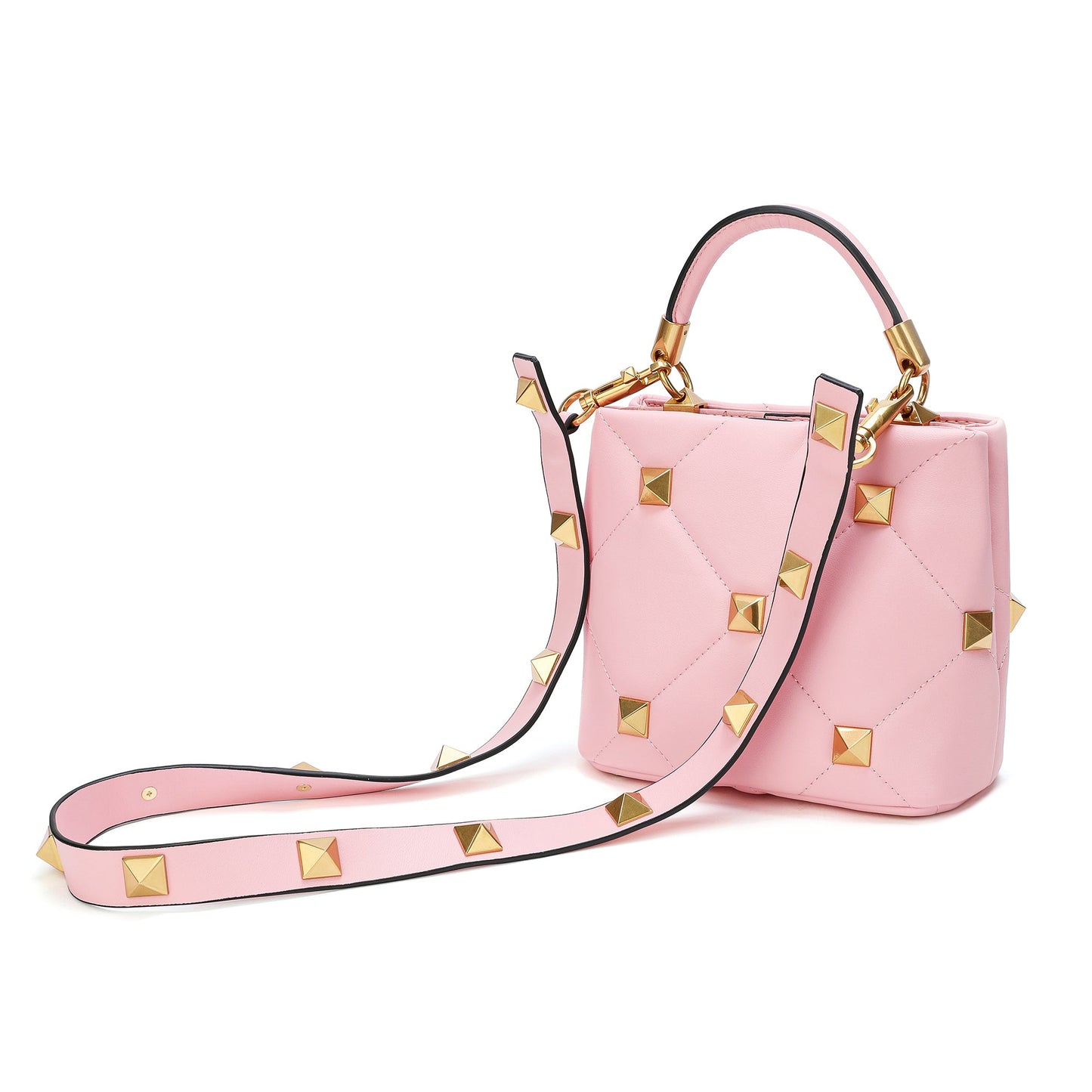 Quilted Sheepskin Leather Crossbody/Shoulder Bag