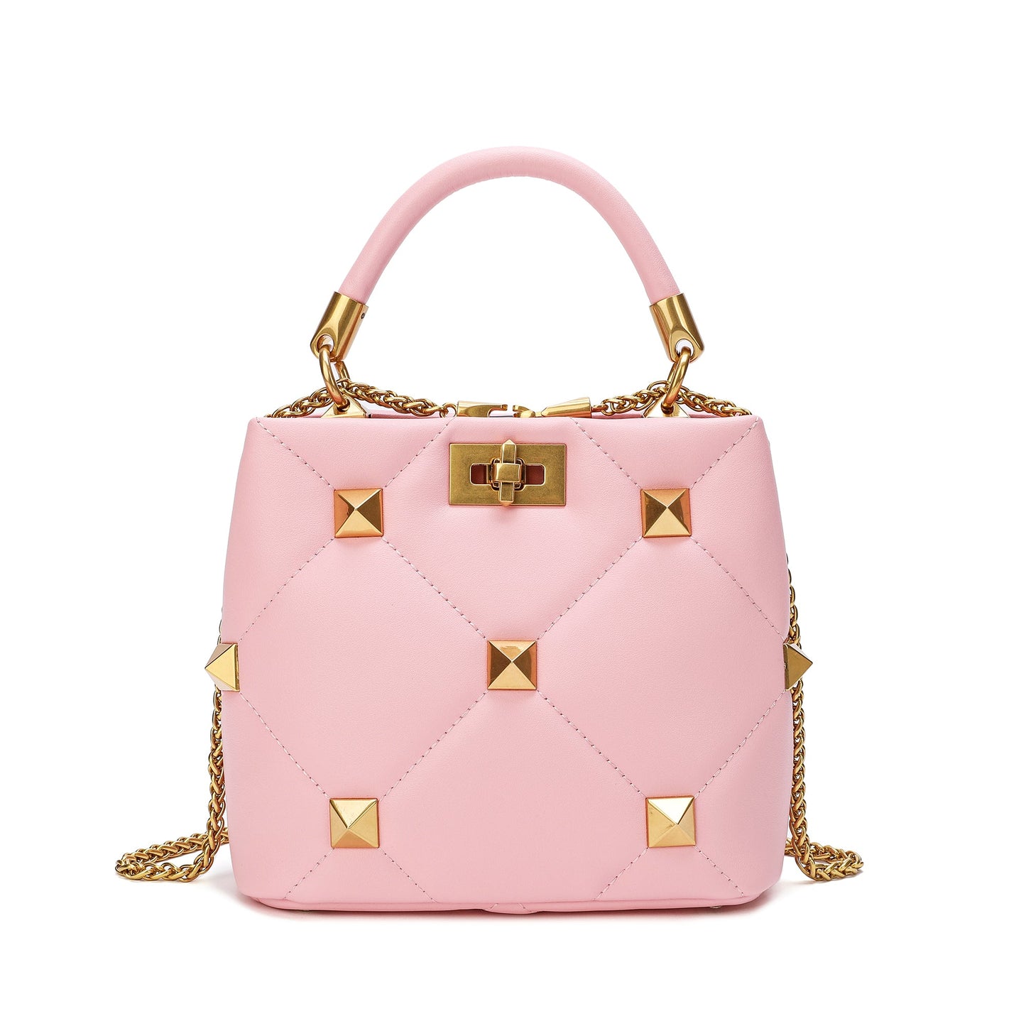 Quilted Sheepskin Leather Crossbody/Shoulder Bag