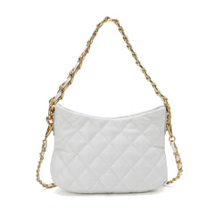 Quilted Sheepskin Leather Crossbody/ Shoulder Bag