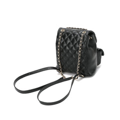 Quilted Sheepskin Leather Backpack