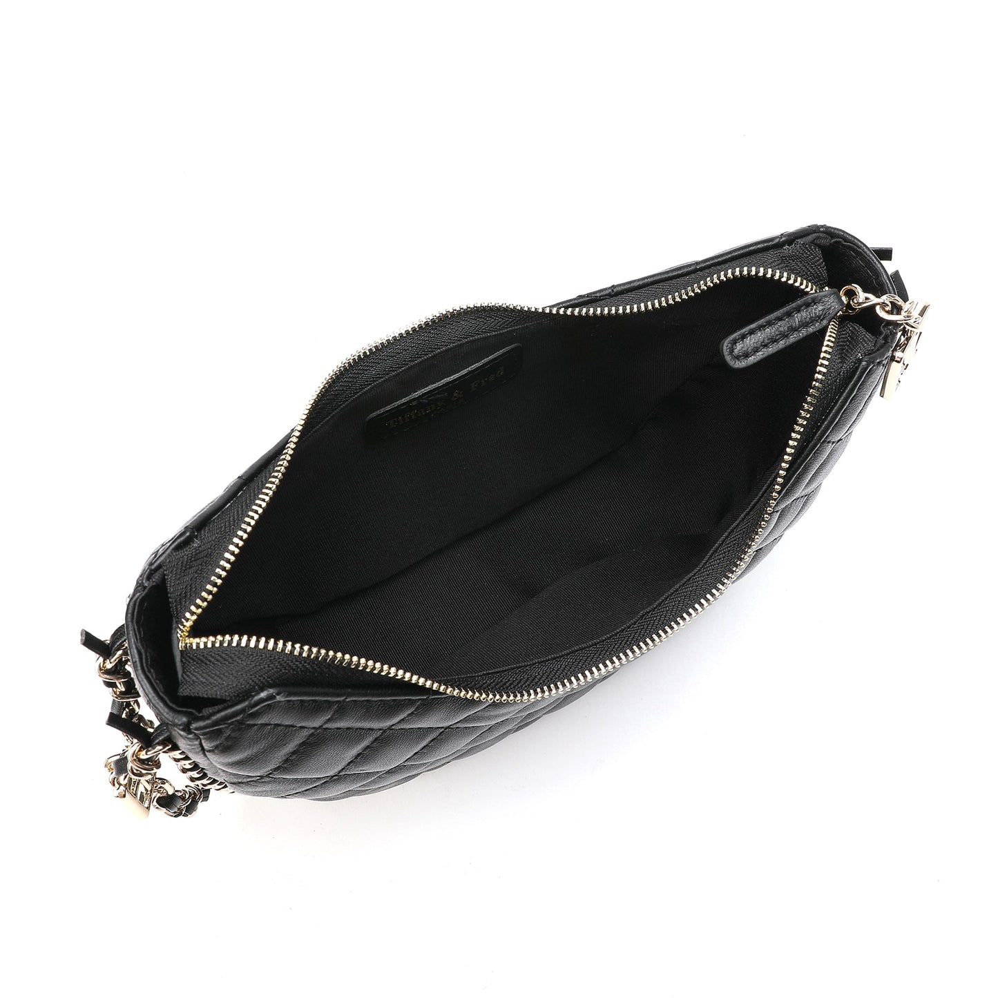 Quilted Sheepskin Messenger/Shoulder Bag