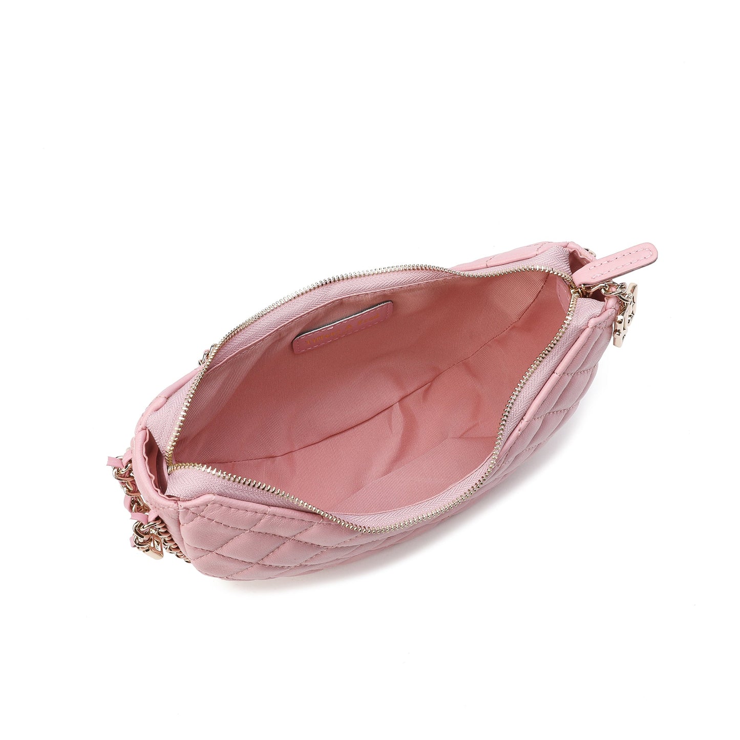 Quilted Sheepskin Messenger/Shoulder Bag