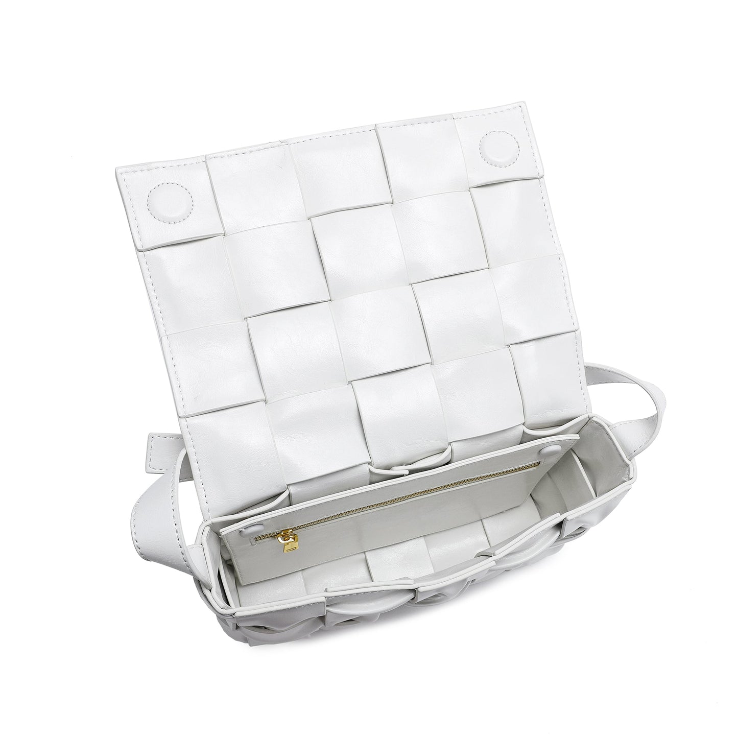 Smooth Leather Barrel Shape Crossbody