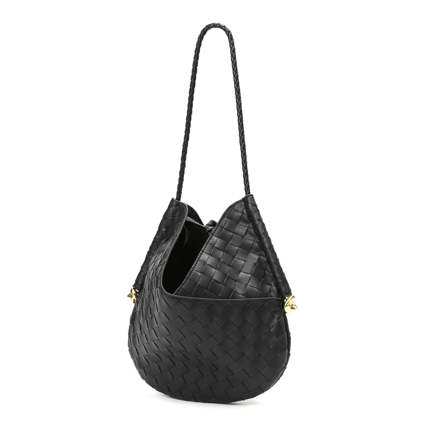 Woven Leather Hobo/ Shoulder Bag