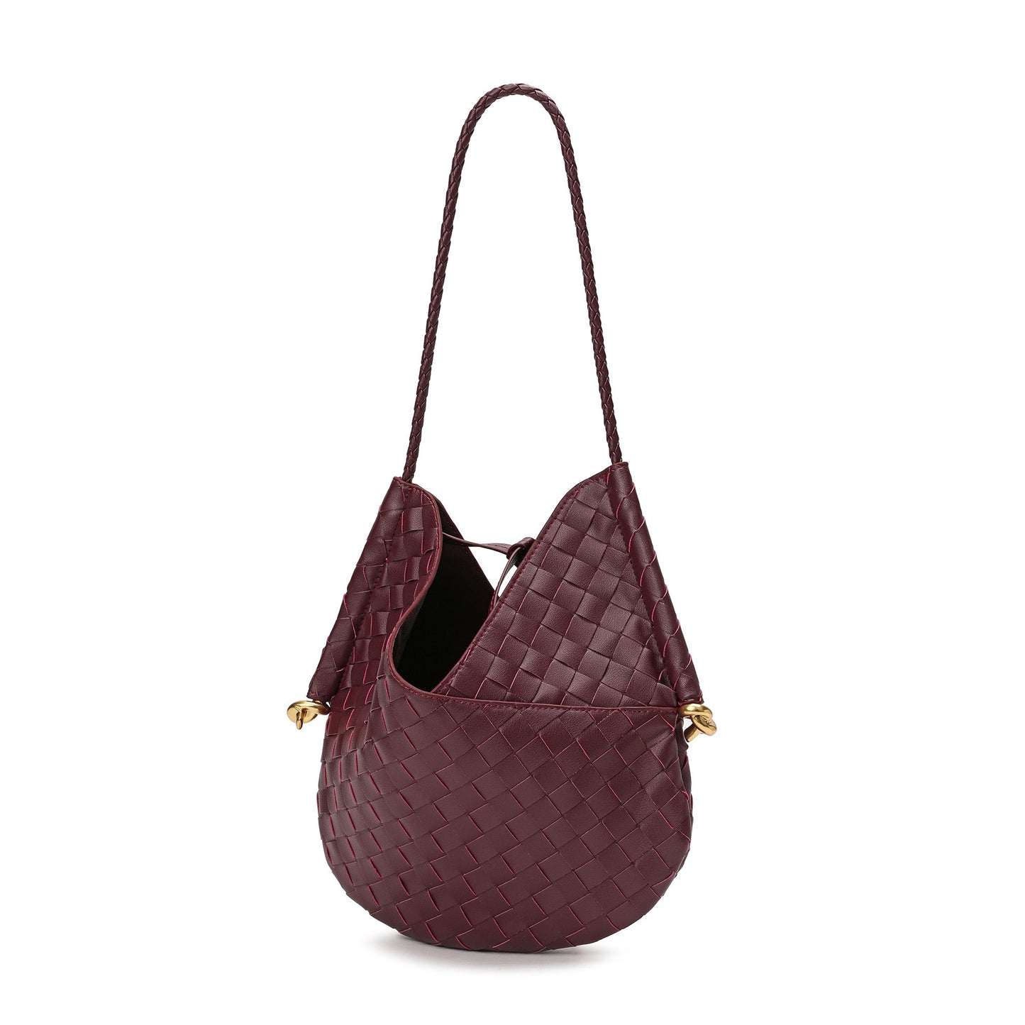 Woven Leather Hobo/ Shoulder Bag