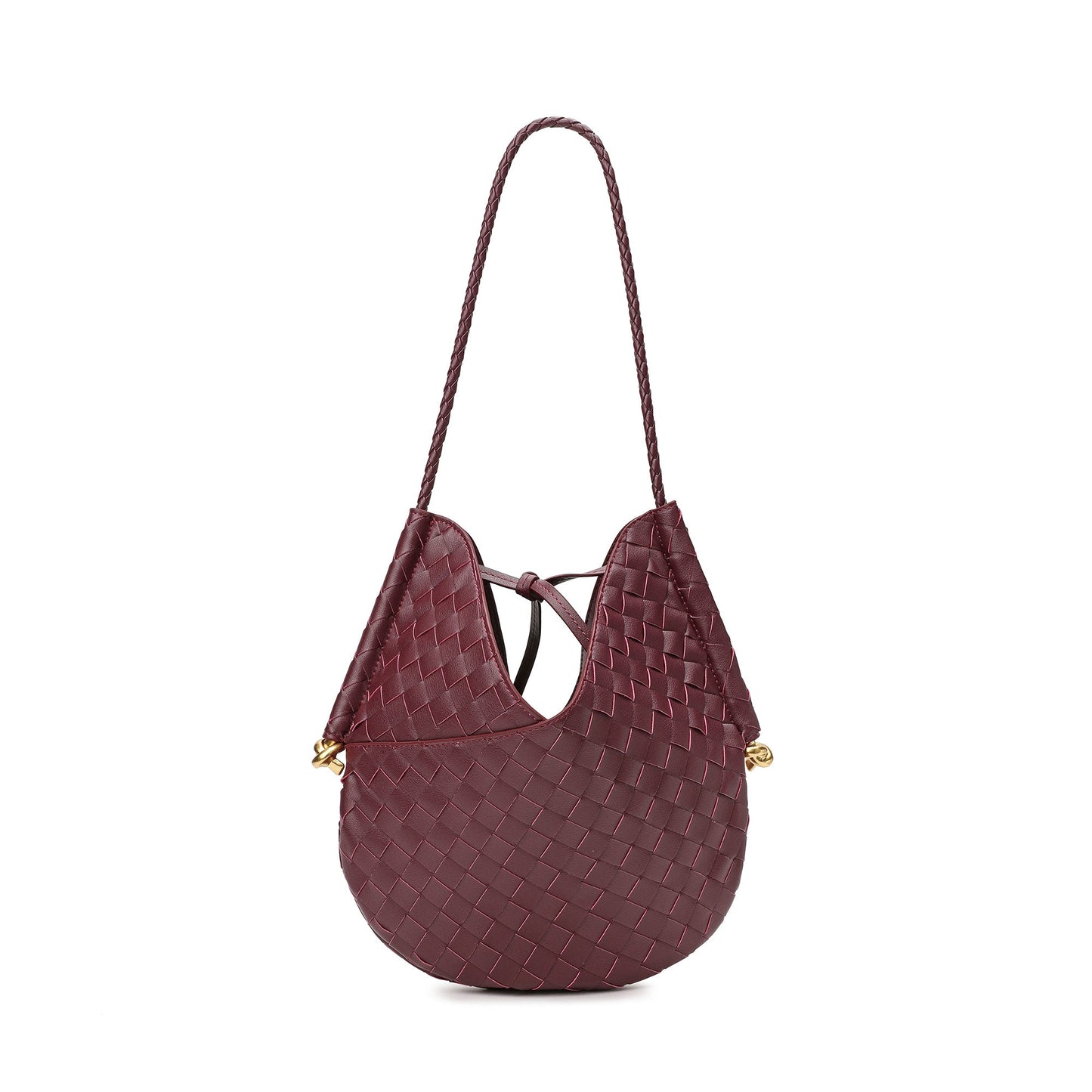 Woven Leather Hobo/ Shoulder Bag