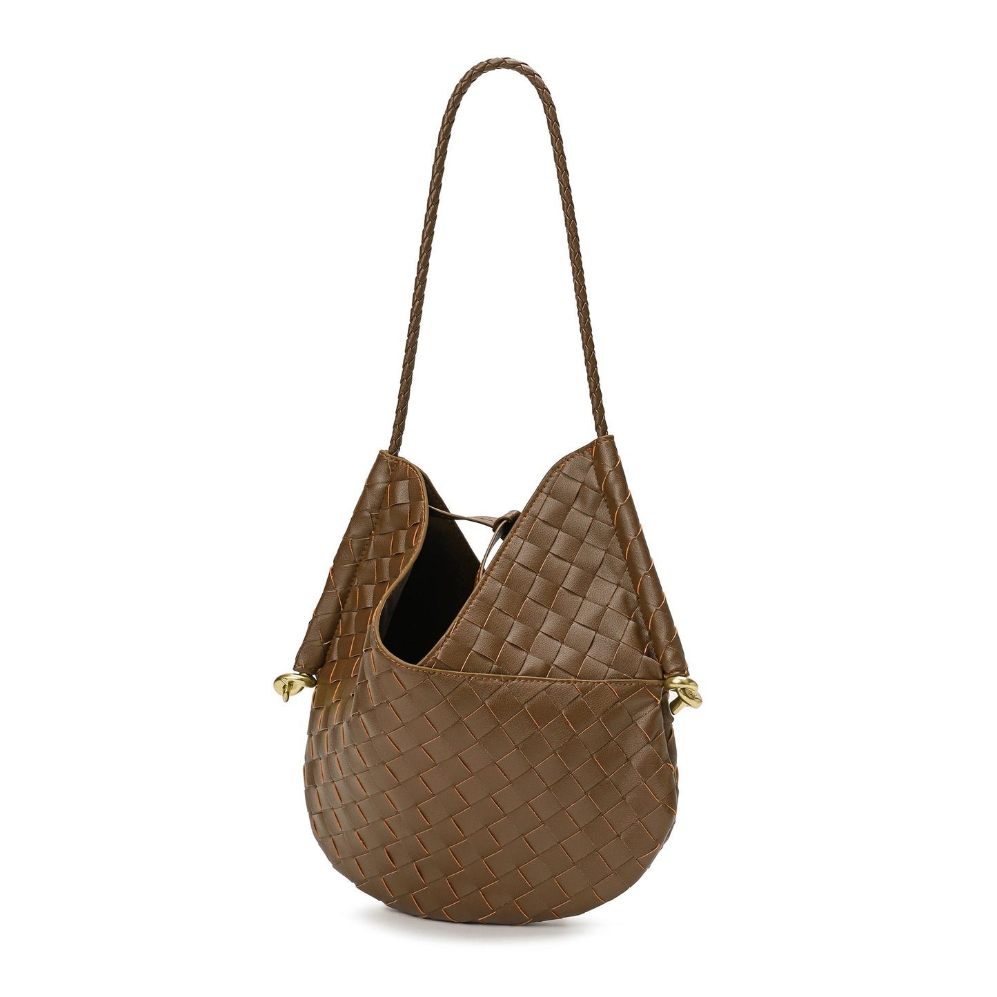 Woven Leather Hobo/ Shoulder Bag
