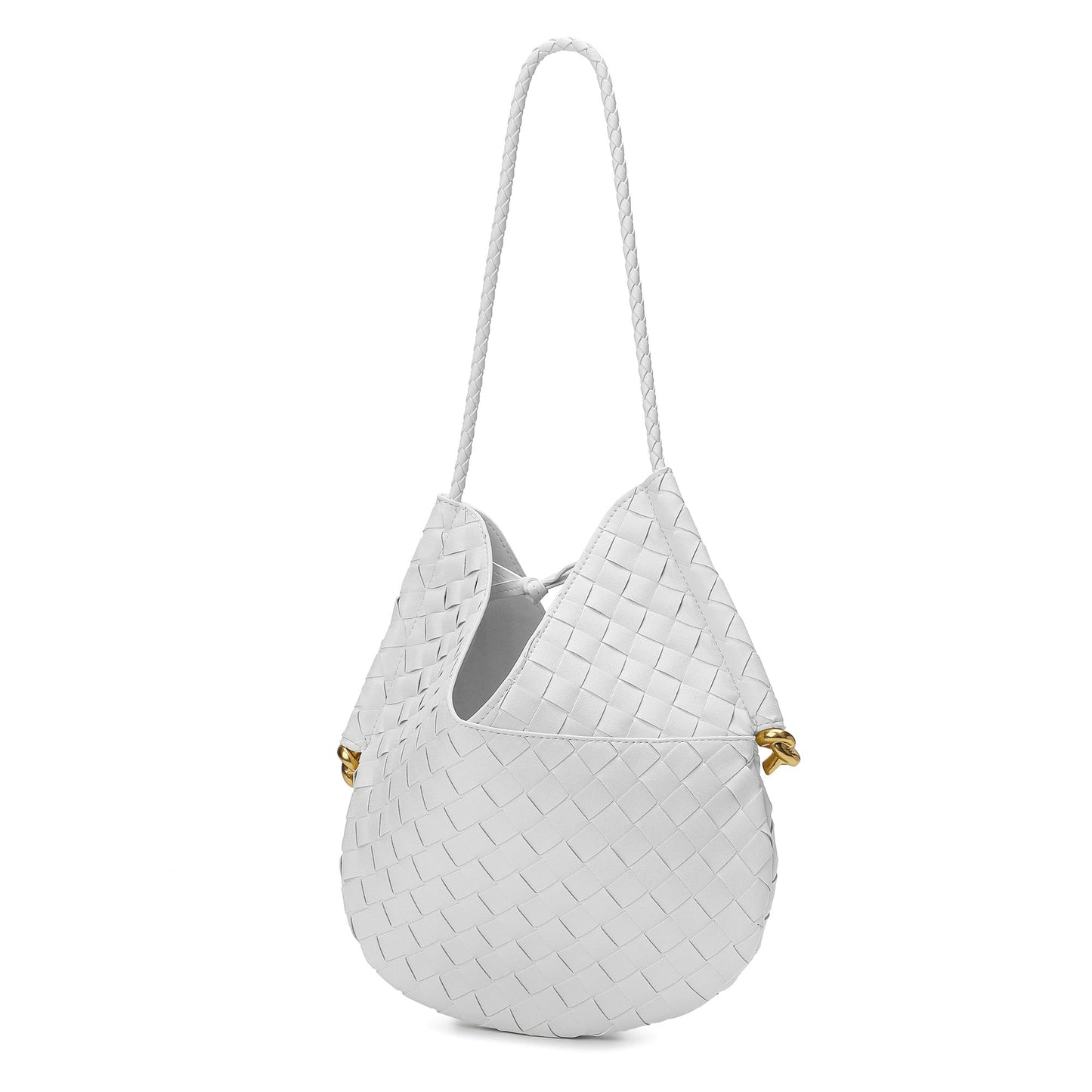Woven Leather Hobo/ Shoulder Bag