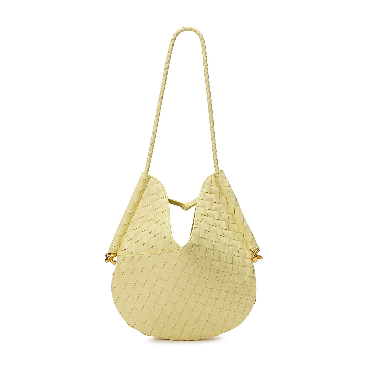Woven Leather Hobo/ Shoulder Bag
