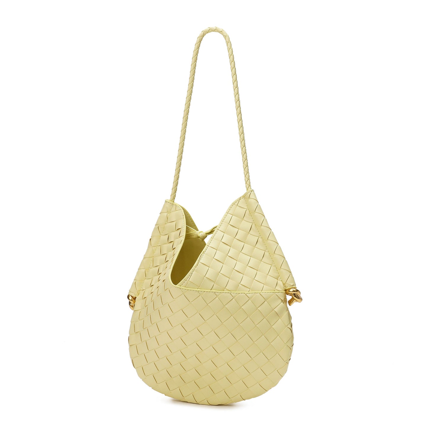 Woven Leather Hobo/ Shoulder Bag
