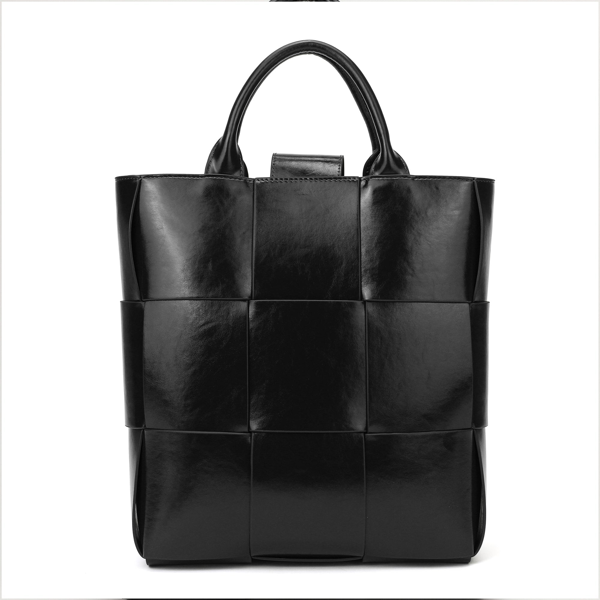 Woven Smooth Leather Tote Bag – Bonnie's Loft, SBS, LLC