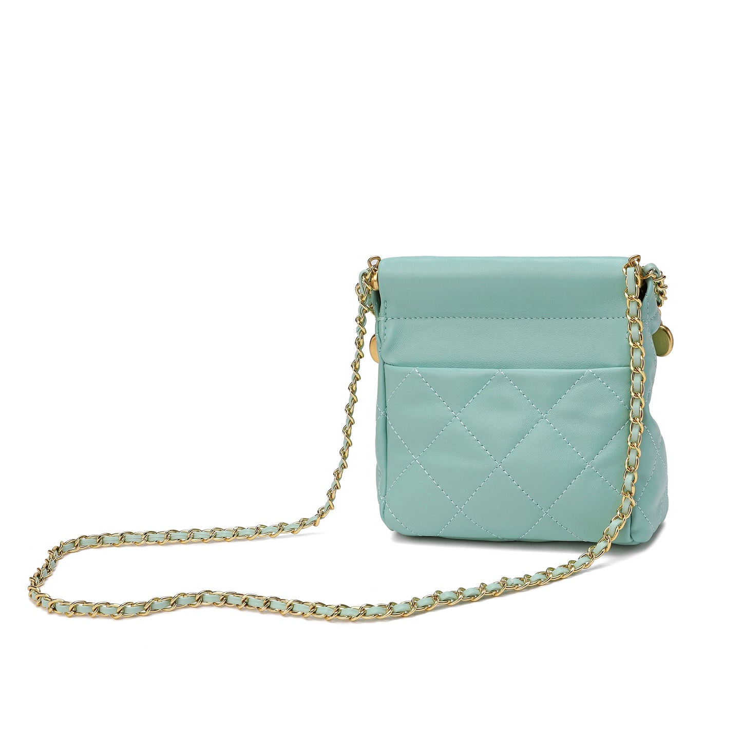Quilted Sheepskin Leather Crossbody