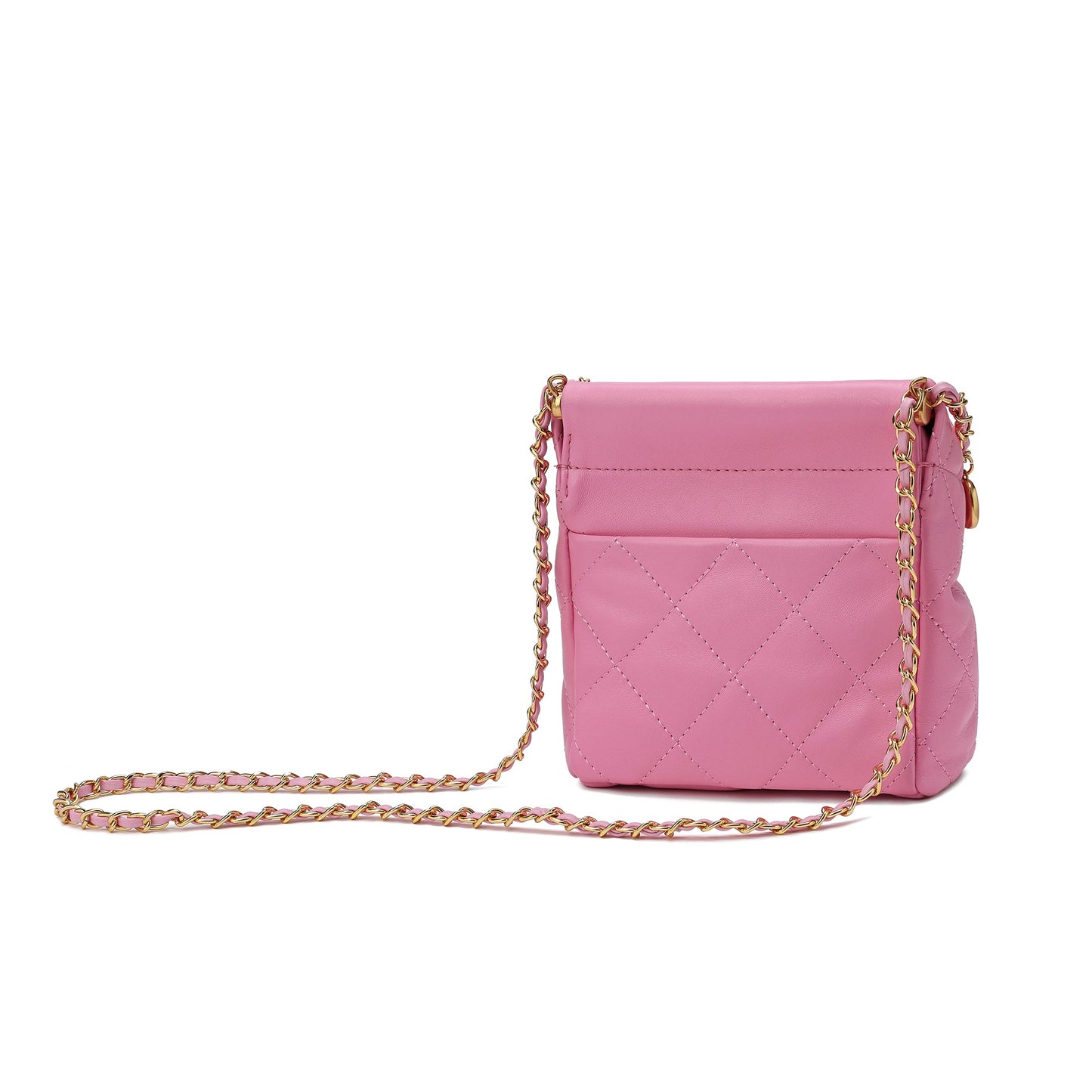 Quilted Sheepskin Leather Crossbody