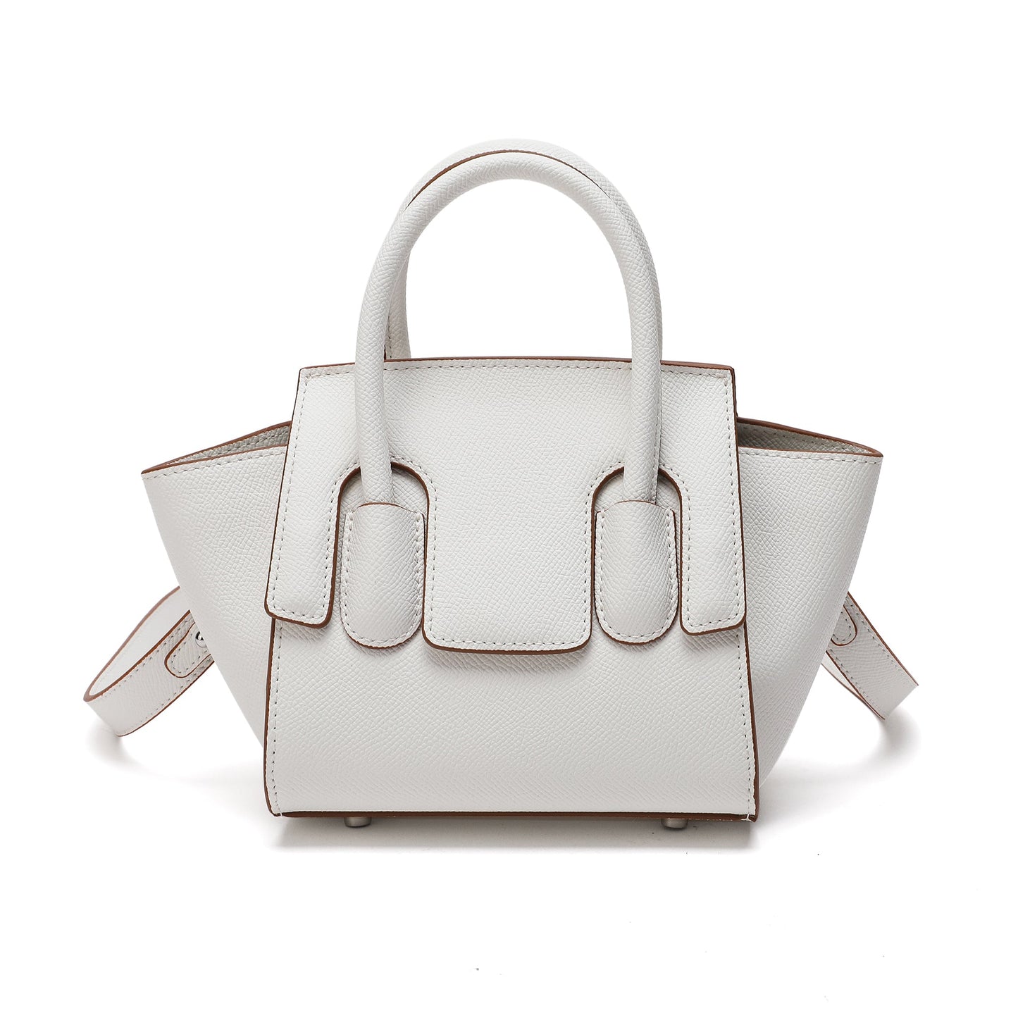 Top-handle Full-grain Leather Bag