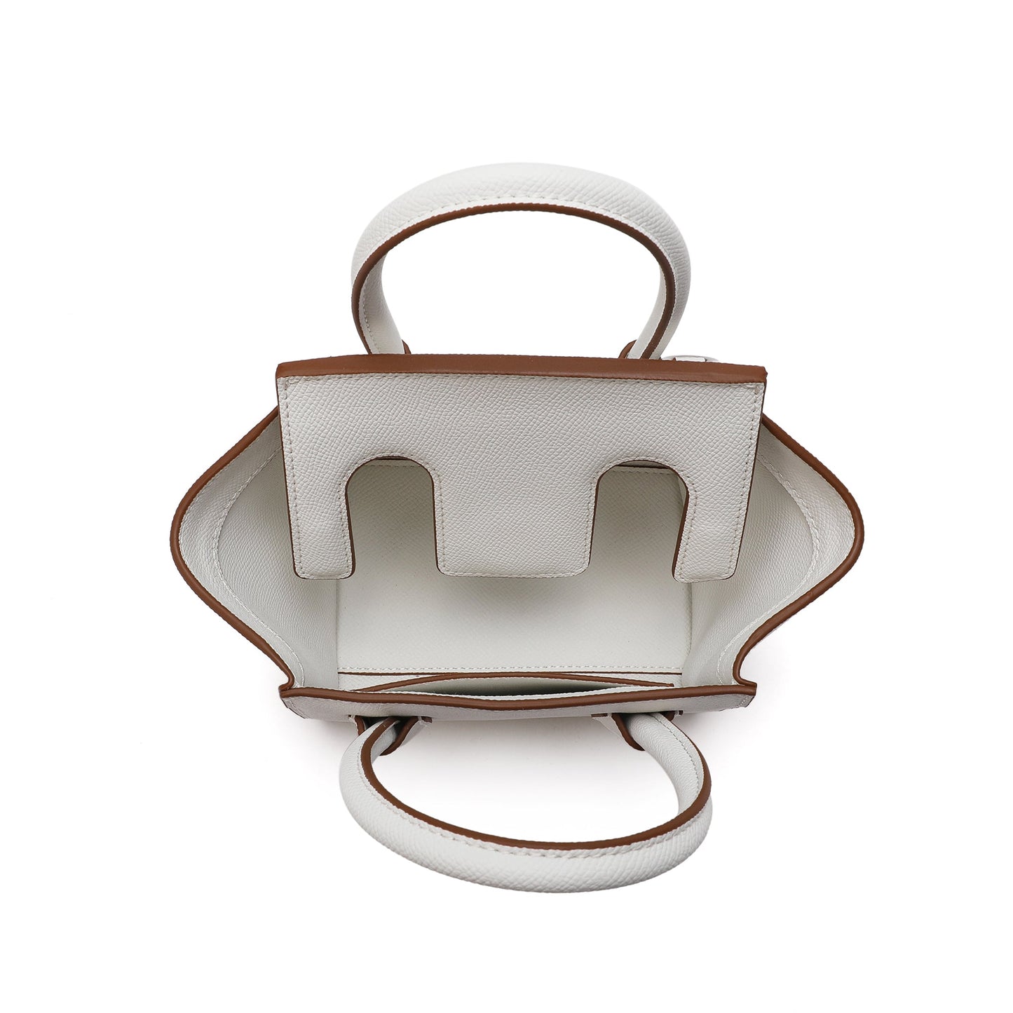 Top-handle Full-grain Leather Bag