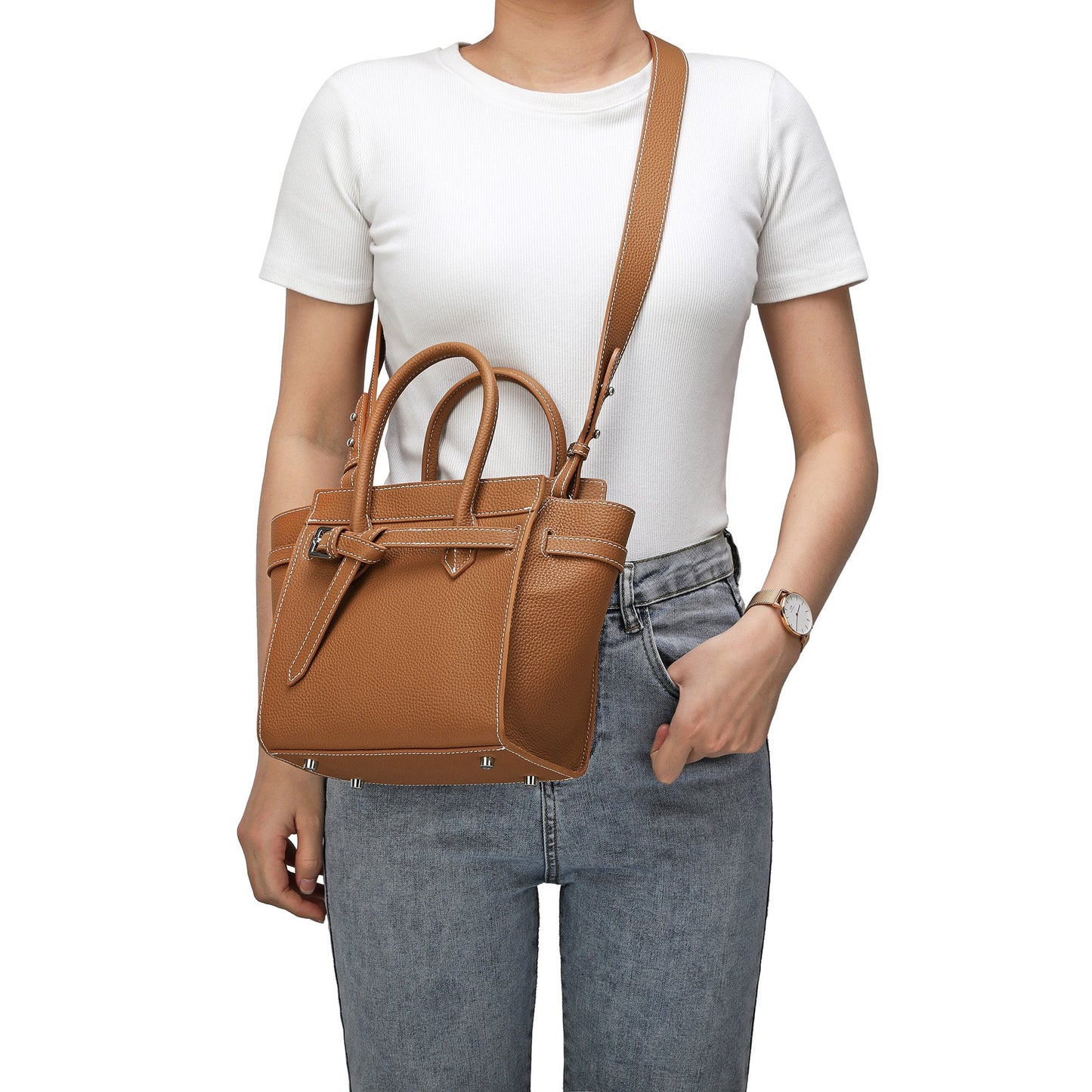 Full-grain Satchel/Messenger Bag
