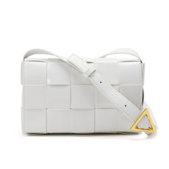 Patent Leather Woven Crossbody