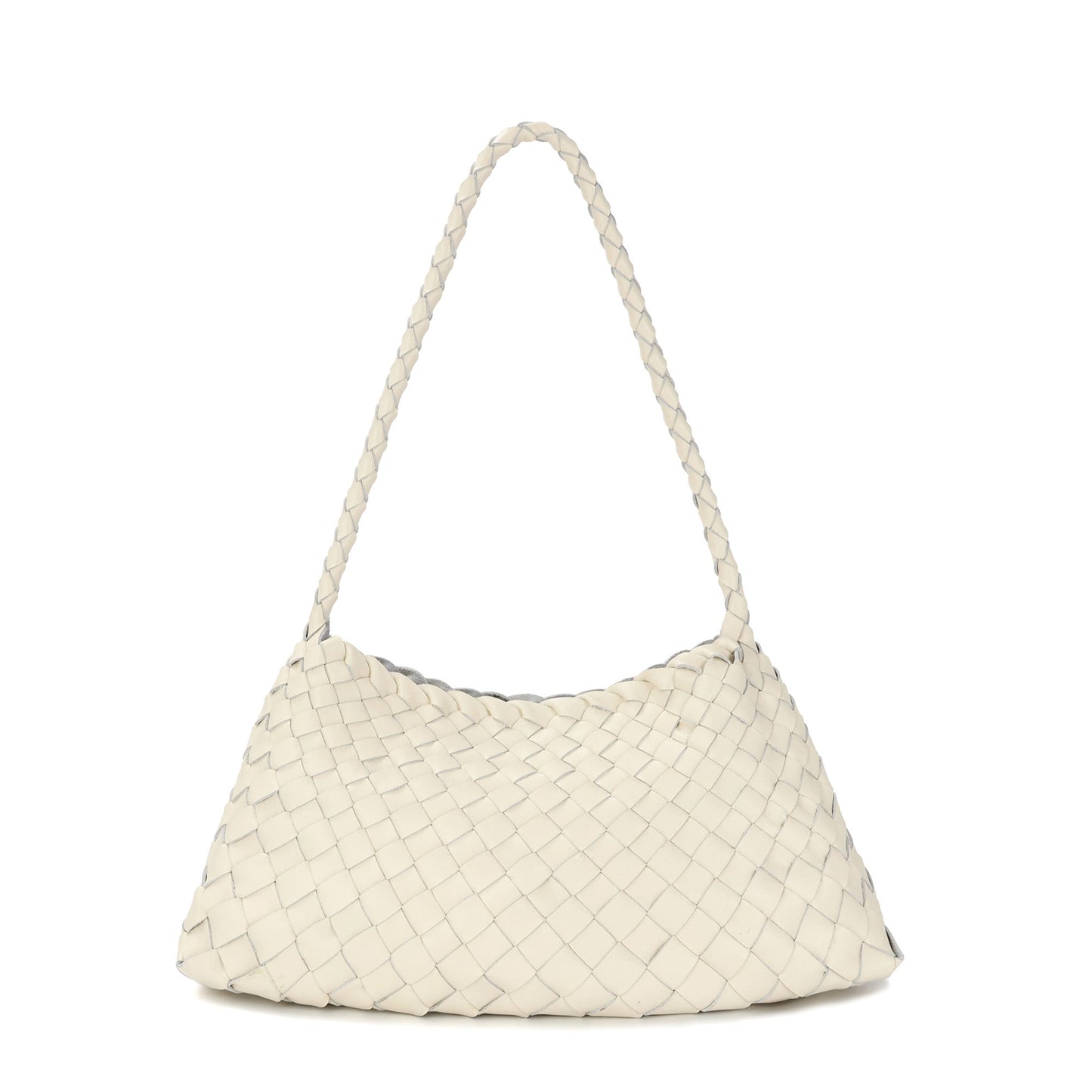 Hand-Woven Leather Shoulder Bag