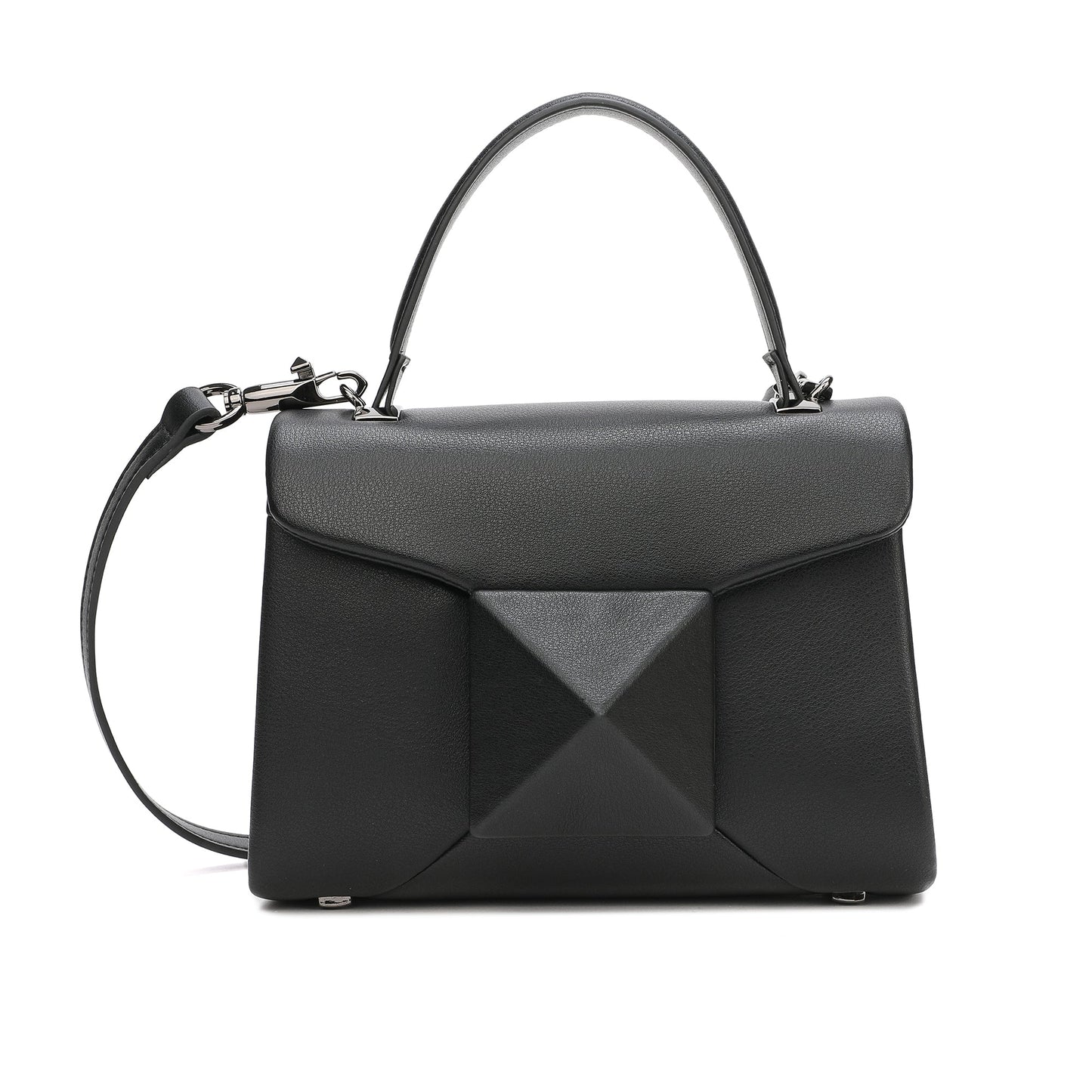 Full-Grain Soft Leather Top-Handle