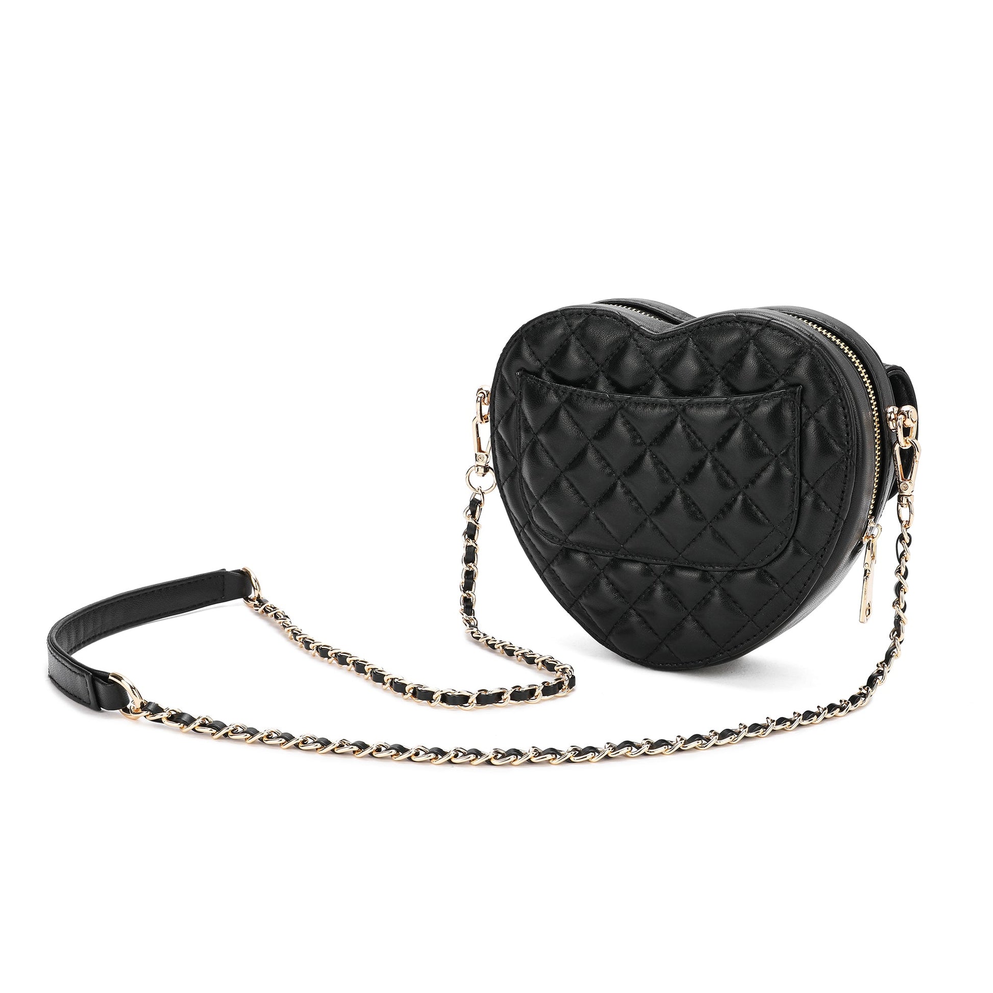 Tiffany & Fred Quilted Sheepskin Leather Crossbody/Shoulder Bag