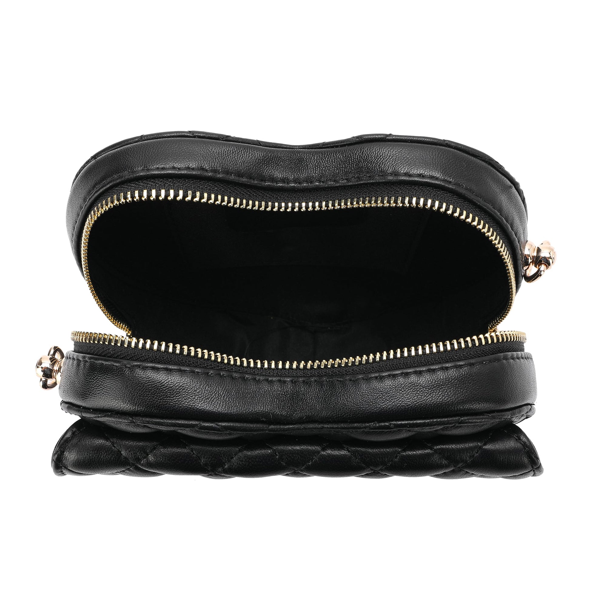 Tiffany & Fred Quilted Sheepskin Leather Crossbody/Shoulder Bag