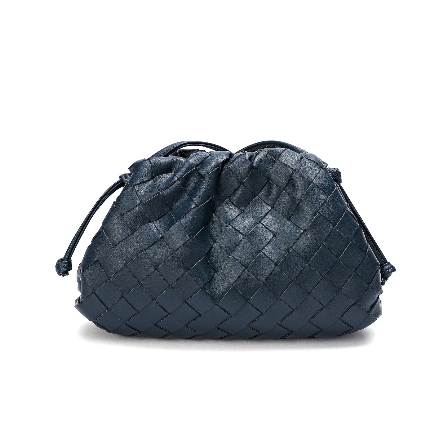 Full Grain Woven Leather Pouch/ Shoulder/ Clutch Bag