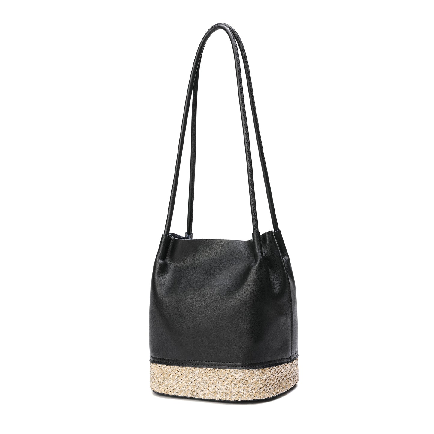 Full-Grain Soft Leather Hobo/Shoulder Bag